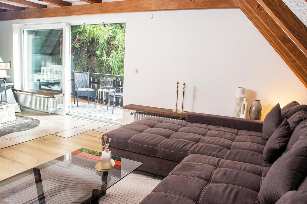 Blackncozy - Grosszuegiges Designappartement Mit Boxspringbetten Und Heimkino Feldberg  Buitenkant foto
